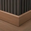 WPC Skirting Board 80mm Walnut Grain Matching WPC Dark Wall Panel Hotel WYRAX-3 WPC Skirting Board 80mm Walnut Grain Matching WPC Dark Wall Panel Hotel WYRAX