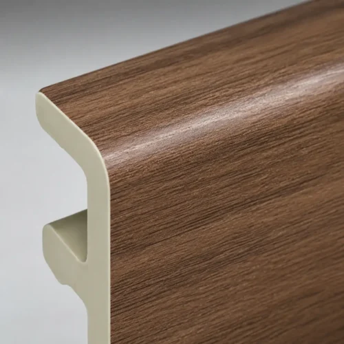 WPC Skirting Board 80mm Walnut Grain Matching WPC Dark Wall Panel Hotel WYRAX-4 WPC Skirting Board 80mm Walnut Grain Matching WPC Dark Wall Panel Hotel WYRAX