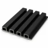 WPC Slat Wall Panel Matte Black Modern Interior Commercial Office Restaurant WYRAX_5 WPC Slat Wall Panel Matte Black Modern Interior Commercial Office Restaurant WYRAX