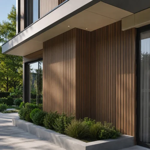 ASA 190 Five Groove Outdoor WPC Wall Panel Wood Texture Commercial Exterior WYRAX 5 ASA 190 Five Groove Outdoor WPC Wall Panel Wood Texture Commercial Exterior WYRAX