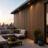 ASA 190 Five Groove Outdoor WPC Wall Panel Wood Texture Commercial Exterior WYRAX 9 ASA 190 Five Groove Outdoor WPC Wall Panel Wood Texture Commercial Exterior WYRAX