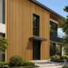 ASA Outdoor WPC Grille Panel Weather Resistant Exterior Wall Cladding Commercial Project WYRAX 5 ASA Outdoor WPC Grille Panel Weather Resistant Exterior Wall Cladding Commercial Project WYRAX