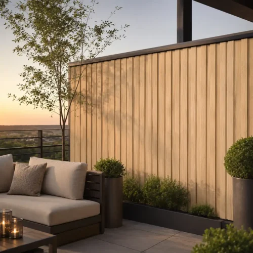 ASA Outdoor WPC Slat Panel Dark Wood Texture UV Resistant Modern Exterior Wall WYRAX 7 ASA Outdoor WPC Slat Panel Dark Wood Texture UV Resistant Modern Exterior Wall WYRAX