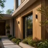 ASA Outdoor WPC Wall Panel External Corner Complete Facade Cladding System WYRAX 7 ASA Outdoor WPC Wall Panel External Corner Complete Facade Cladding System WYRAX