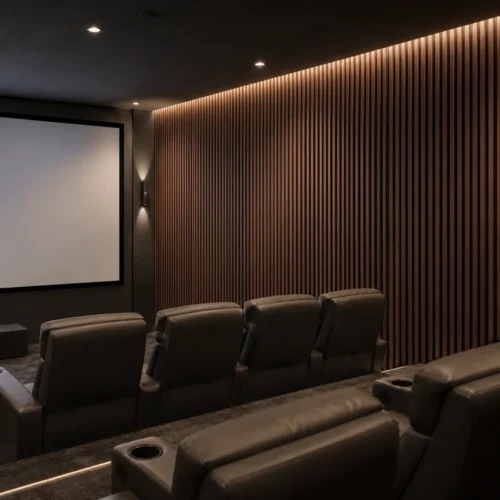 Black Oak Wood Slat Acoustic Panel High Density Polyester Fiber Cinema Studio Interior WYRAX_1 Black Oak Wood Slat Acoustic Panel High Density Polyester Fiber Cinema Studio Interior WYRAX