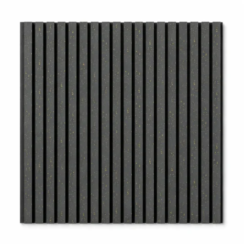 Charcoal Black Slat Acoustic Panel Fire Resistant Sound Absorbing Bar Restaurant Interior WYRAX_2 Charcoal Black Slat Acoustic Panel Fire Resistant Sound Absorbing Bar Restaurant Interior WYRAX
