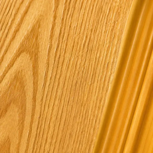 Outdoor WPC Grille Panel Natural Wood Grain ASA Surface Commercial Facade Renovation WYRAX
