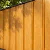 Outdoor WPC Grille Panel Natural Wood Grain ASA Surface Commercial Facade Renovation WYRAX