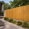Outdoor WPC Grille Panel Natural Wood Grain ASA Surface Commercial Facade Renovation WYRAX