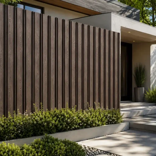 Outdoor WPC Grille Wall Panel ASA Coated Courtyard Fence Privacy Screen Project WYRAX 4 Outdoor WPC Grille Wall Panel ASA Coated Courtyard Fence Privacy Screen Project WYRAX