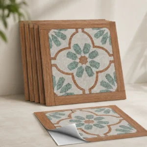 Custom Pattern PVC Peel-and-Stick Floor Tile | Wyrax