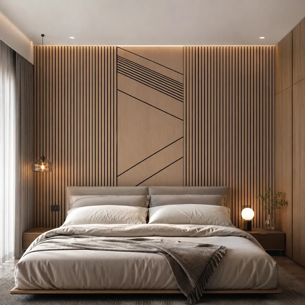 Teak Wood Veneer Acoustic Panel Linear Slat Design Commercial Interior Wall Project WYRAX_8 PVC Veneer Acoustic Slat Panel Waterproof Surface Commercial Wall Cladding Hotel Project WYRAX