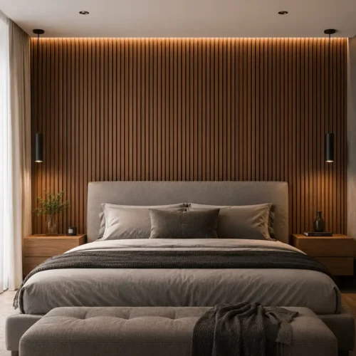 Walnut Wood Slat Acoustic Wall Panel Decorative Sound Absorbing Hotel Lobby Commercial WYRAX_6 Walnut Wood Slat Acoustic Wall Panel Decorative Sound Absorbing Hotel Lobby Commercial WYRAX