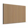 White Oak Akupanel Acoustic Panel Modern Wood Slat Wall Cladding Office Commercial Space WYRAX_3 White Oak Akupanel Acoustic Panel Modern Wood Slat Wall Cladding Office Commercial Space WYRAX