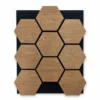 Wood Slat Acoustic Panel Oak Veneer Polyester Fiber Backing Hotel Office Commercial Project WYRAX_2 Wood Slat Acoustic Panel Oak Veneer Polyester Fiber Backing Hotel Office Commercial Project WYRAX
