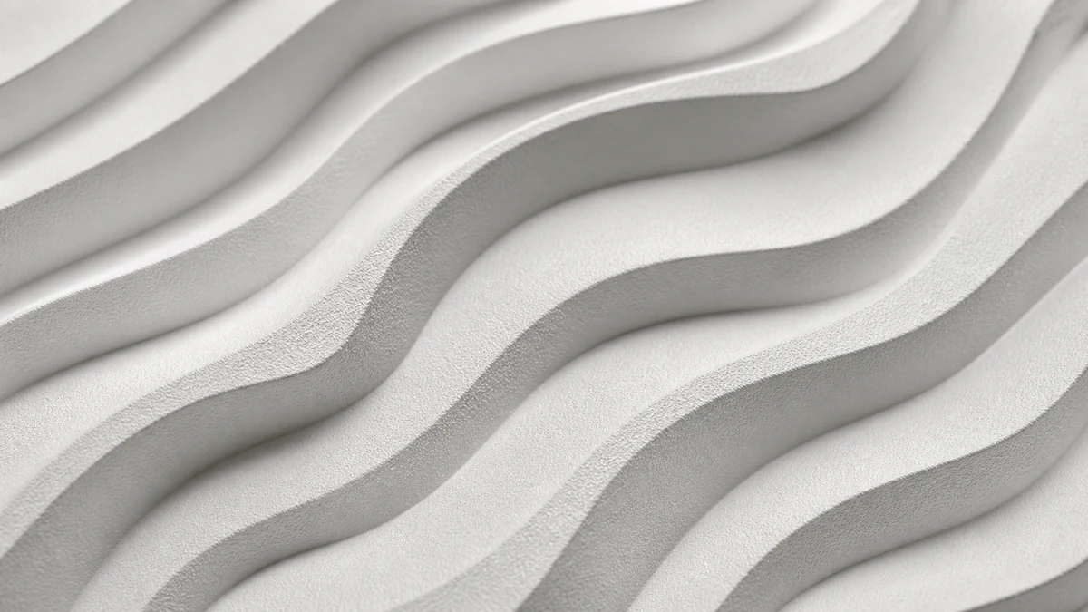 3D wall panel raised relief texture surface close up