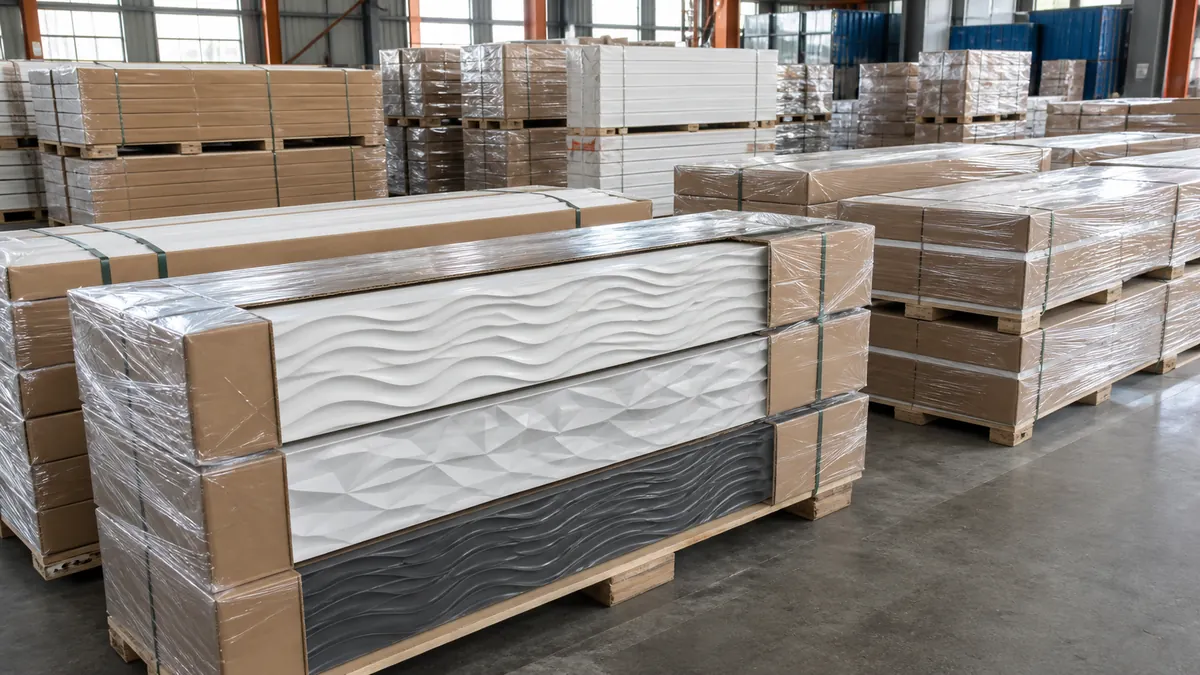 wholesale 3D wall panel packaging and export supply