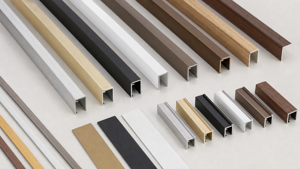 aluminum skirting board profile types and finish options