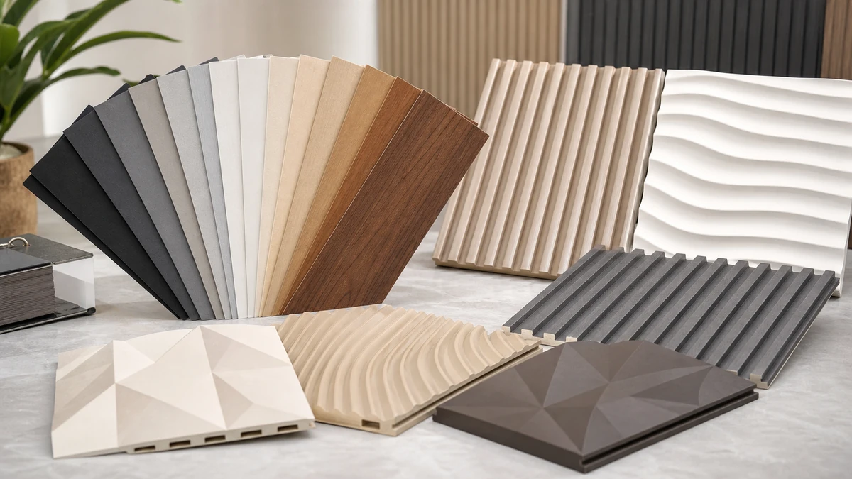 custom color 3D wall panel samples for wholesale projects