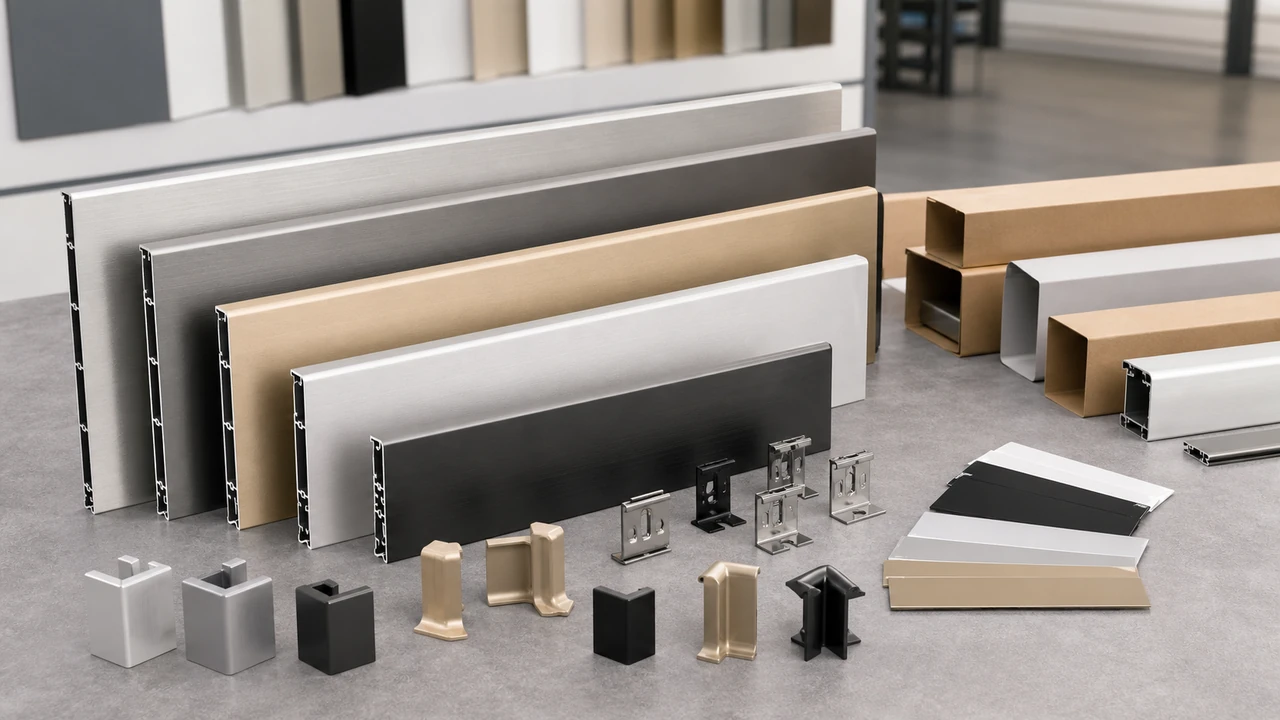 custom color aluminum skirting board samples for wholesale projects