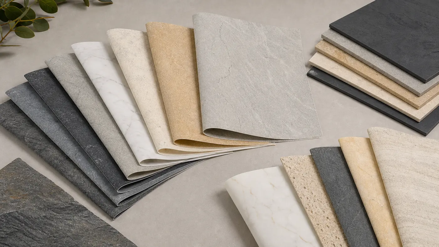 custom color flexible stone veneer samples for wholesale projects