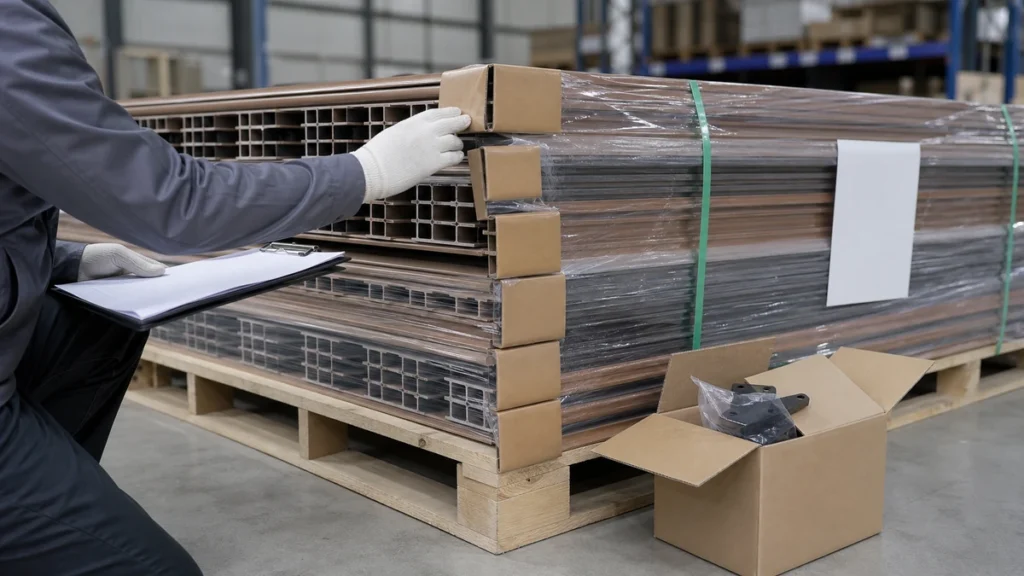 how to choose wpc wall panel manufacturer 02 export packing check