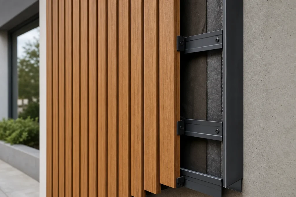 is wpc durable pros cons lifespan maintenance 02 ventilated cladding detail