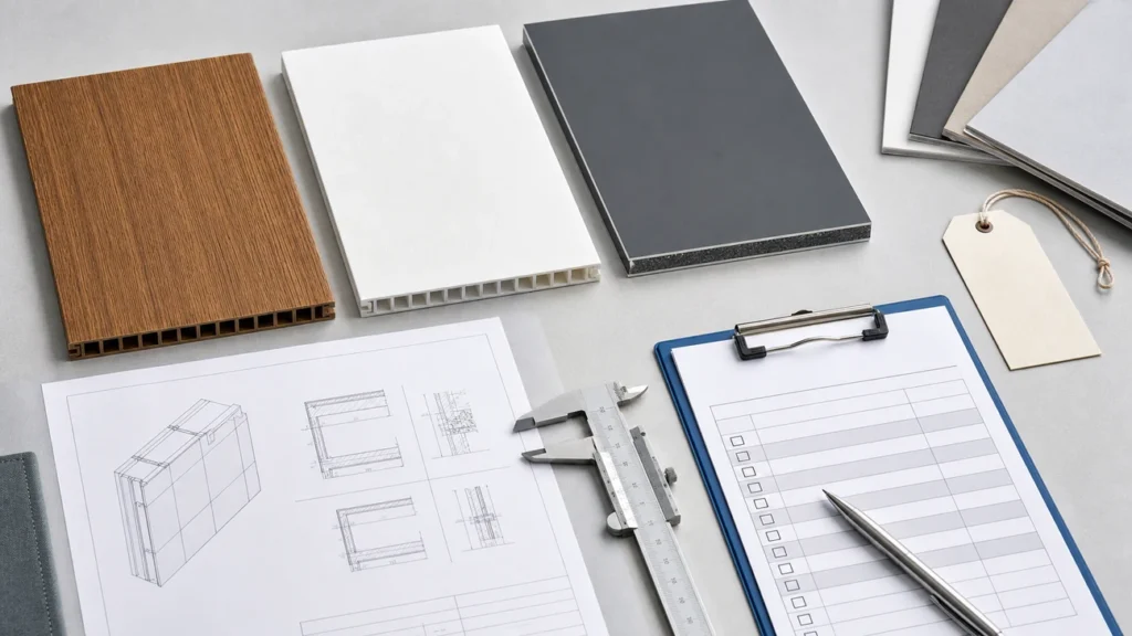 wpc vs pvc vs aluminum composite wall panels 02 procurement check