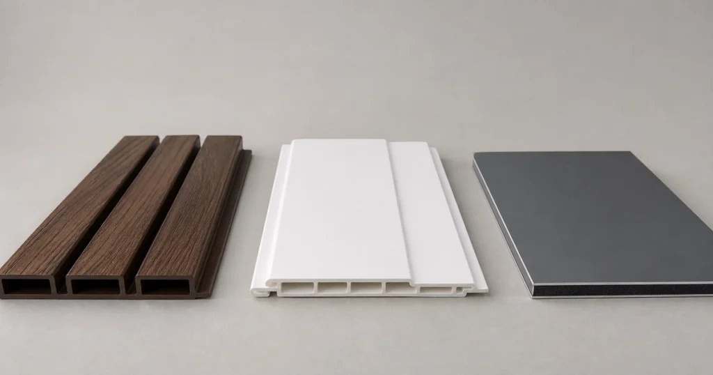 WPC vs PVC vs Aluminum Composite Wall Panels (2026)